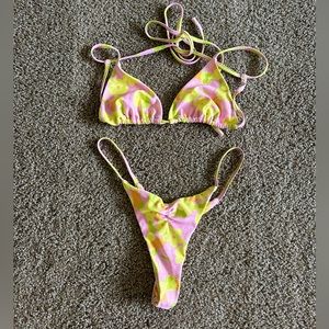 COPY - Tigermist Flowers Print Bikini Set